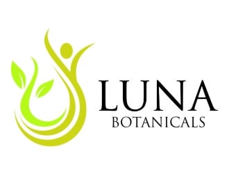 Luna botanicals  logo design by jetzu
