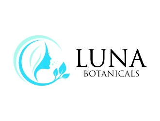 Luna botanicals  logo design by jetzu