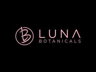 Luna botanicals  logo design by oke2angconcept