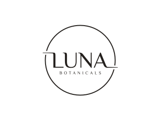 Luna botanicals  logo design by superiors