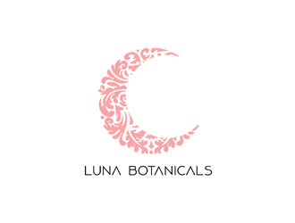 Luna botanicals  logo design by logolady