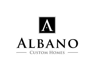 Albano Custom Homes logo design by asyqh