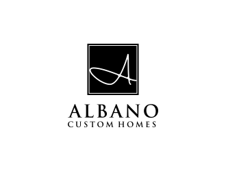 Albano Custom Homes logo design by RIANW