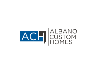 Albano Custom Homes logo design by BintangDesign