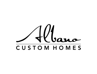 Albano Custom Homes logo design by pakNton
