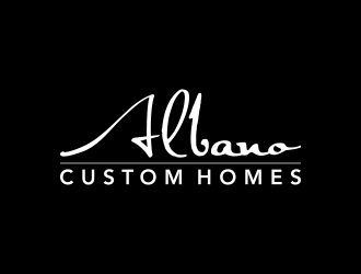 Albano Custom Homes logo design by pakNton