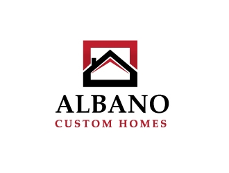 Albano Custom Homes logo design by harshikagraphics
