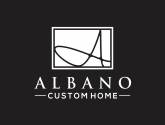Albano Custom Homes logo design by rokenrol