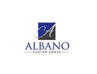 Albano Custom Homes logo design by bluespix