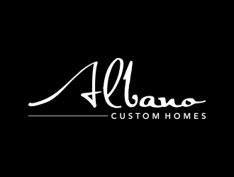 Albano Custom Homes logo design by pakNton