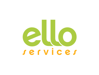 ello services  logo design by Landung
