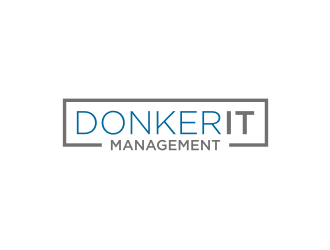 Donker IT Management logo design by rief