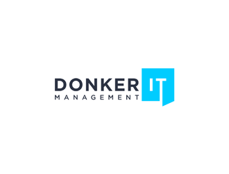 Donker IT Management logo design by ndaru
