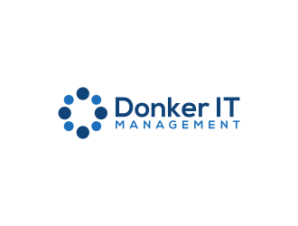 Donker IT Management logo design by RIANW