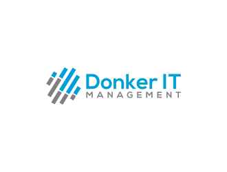 Donker IT Management logo design by RIANW