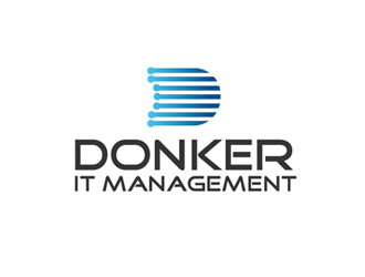 Donker IT Management logo design by megalogos