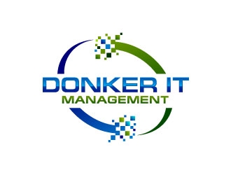 Donker IT Management logo design by uttam