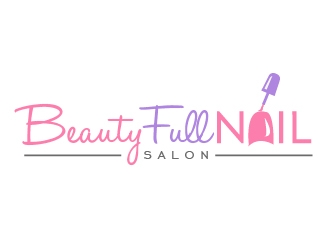 BeautyFull Nail Salon logo design by shravya