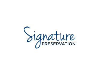 Signature Preservation logo design by goblin