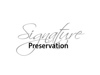 Signature Preservation logo design by bougalla005