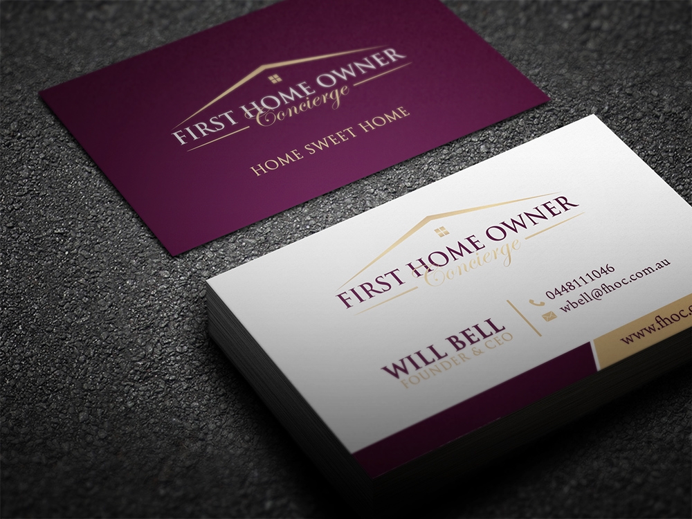 First Home Owner Concierge logo design by aamir