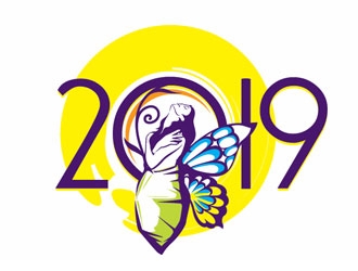 Burning Man 2019 logo design by shere