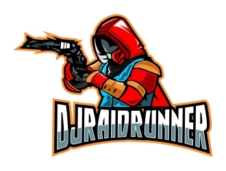 DJRaidRunner logo design by logoviral