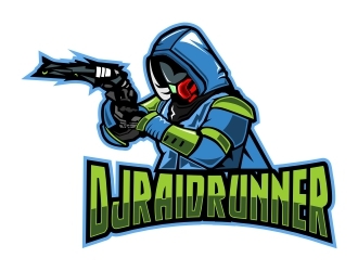 DJRaidRunner logo design by logoviral