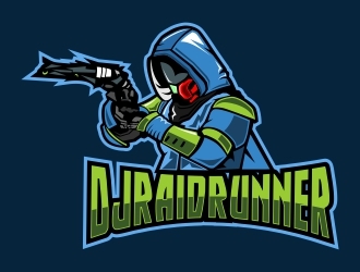 DJRaidRunner logo design by logoviral