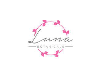Luna botanicals  logo design by Susanti