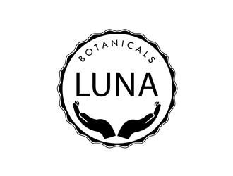 Luna botanicals  logo design by kunejo