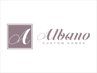Albano Custom Homes logo design by Nadhira