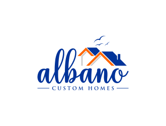 Albano Custom Homes logo design by pakderisher