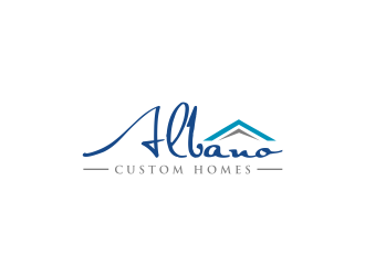 Albano Custom Homes logo design by pakderisher