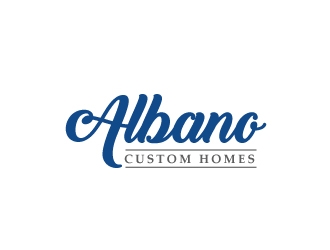 Albano Custom Homes logo design by harshikagraphics