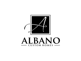 Albano Custom Homes logo design by imagine