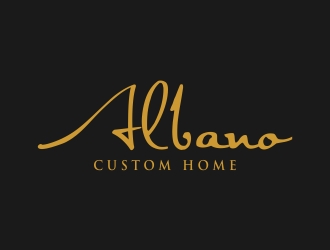 Albano Custom Homes logo design by excelentlogo