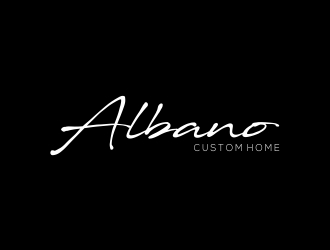 Albano Custom Homes logo design by excelentlogo