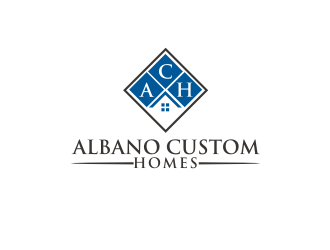 Albano Custom Homes logo design by BintangDesign
