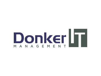 Donker IT Management logo design by oke2angconcept