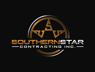 Southern Star Contracting Inc. logo design by Eliben