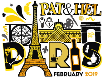 Pat & Hel Paris February 2019 logo design by coco