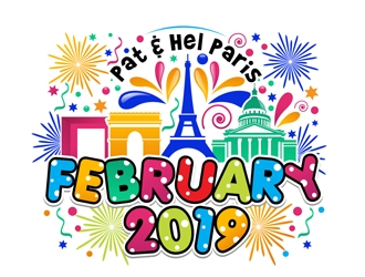 Pat & Hel Paris February 2019 logo design by DreamLogoDesign