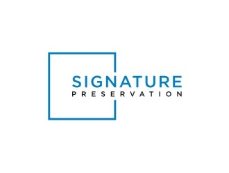 Signature Preservation logo design by Franky.