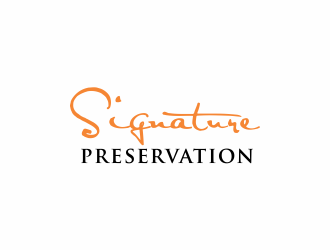 Signature Preservation logo design by hopee