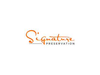 Signature Preservation logo design by narnia