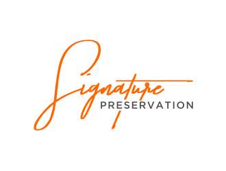 Signature Preservation logo design by Gravity
