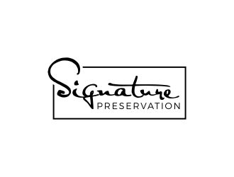 Signature Preservation logo design by superbrand