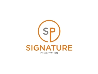 Signature Preservation logo design by EkoBooM