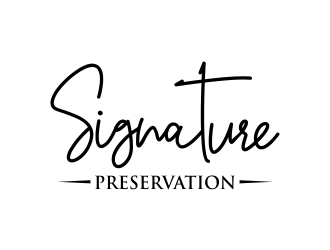 Signature Preservation logo design by cikiyunn